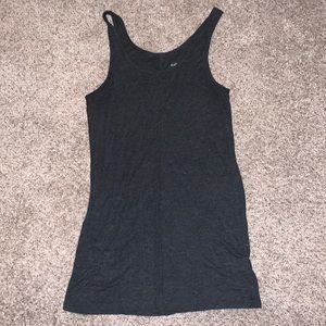 Charcoal grey tank, barely worn, super soft
